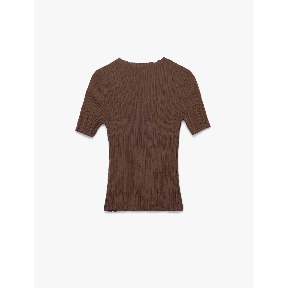 LALO TRİKO YAZLIK KISA KOL - HAKİ - L - 20266-HAKİ-L