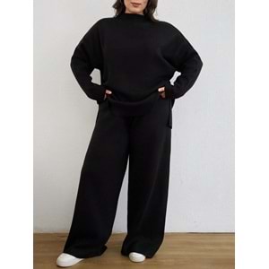 LALO BÜYÜK BEDEN TRİKO TAKIM - SİYAH - 1XL - 20264-SİYAH-1XL