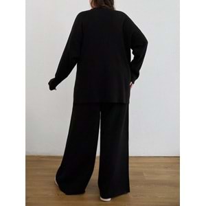 LALO BÜYÜK BEDEN TRİKO TAKIM - SİYAH - 1XL - 20264-SİYAH-1XL