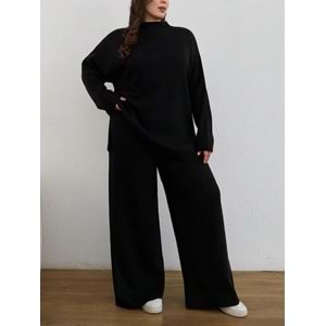 LALO BÜYÜK BEDEN TRİKO TAKIM - SİYAH - 1XL - 20264-SİYAH-1XL